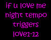 if u love me-night tempo